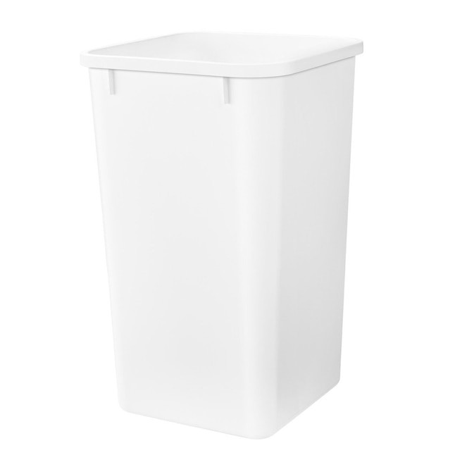 RevAShelf 27Quart White Plastic Kitchen Trash Can Indoor 163371