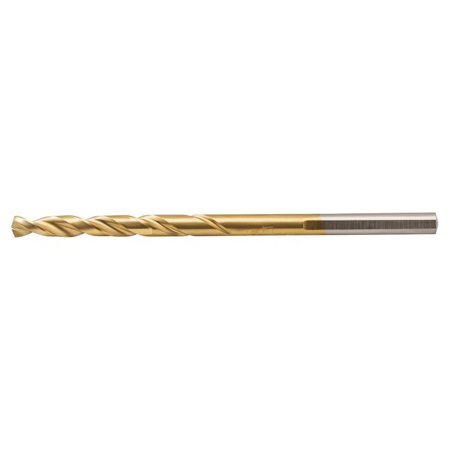 DEWALT 3/16-in X 5-7/8-in Titanium Nitride Coated Hss Twist Drill Bit ...