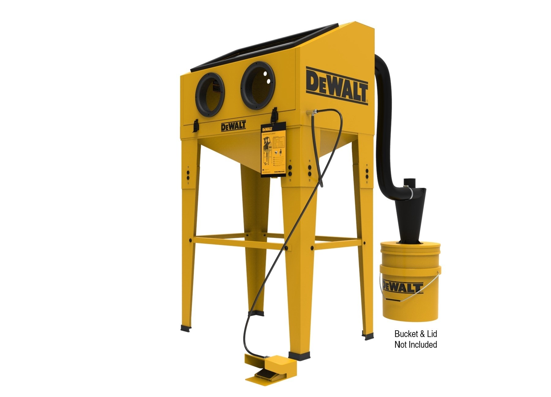 DEWALT Abrasive Blast 20CFM Media Blaster in Yellow