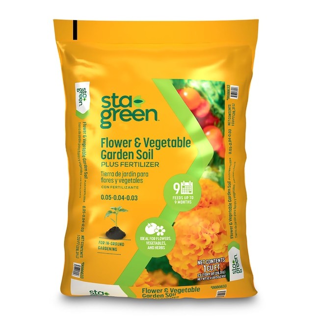 StaGreen 1 Cubic Foot Garden Soil Meilleures offres et Historique des