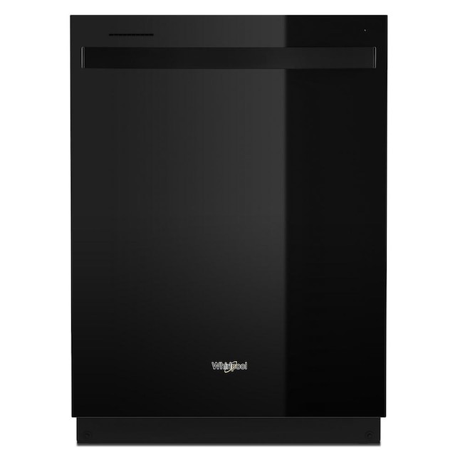 Whirlpool Top Control 24in BuiltIn Dishwasher With Third Rack (Black