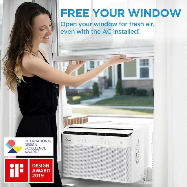 Midea 550sq ft Window Air Conditioner with Remote (115Volt; 12000BTU