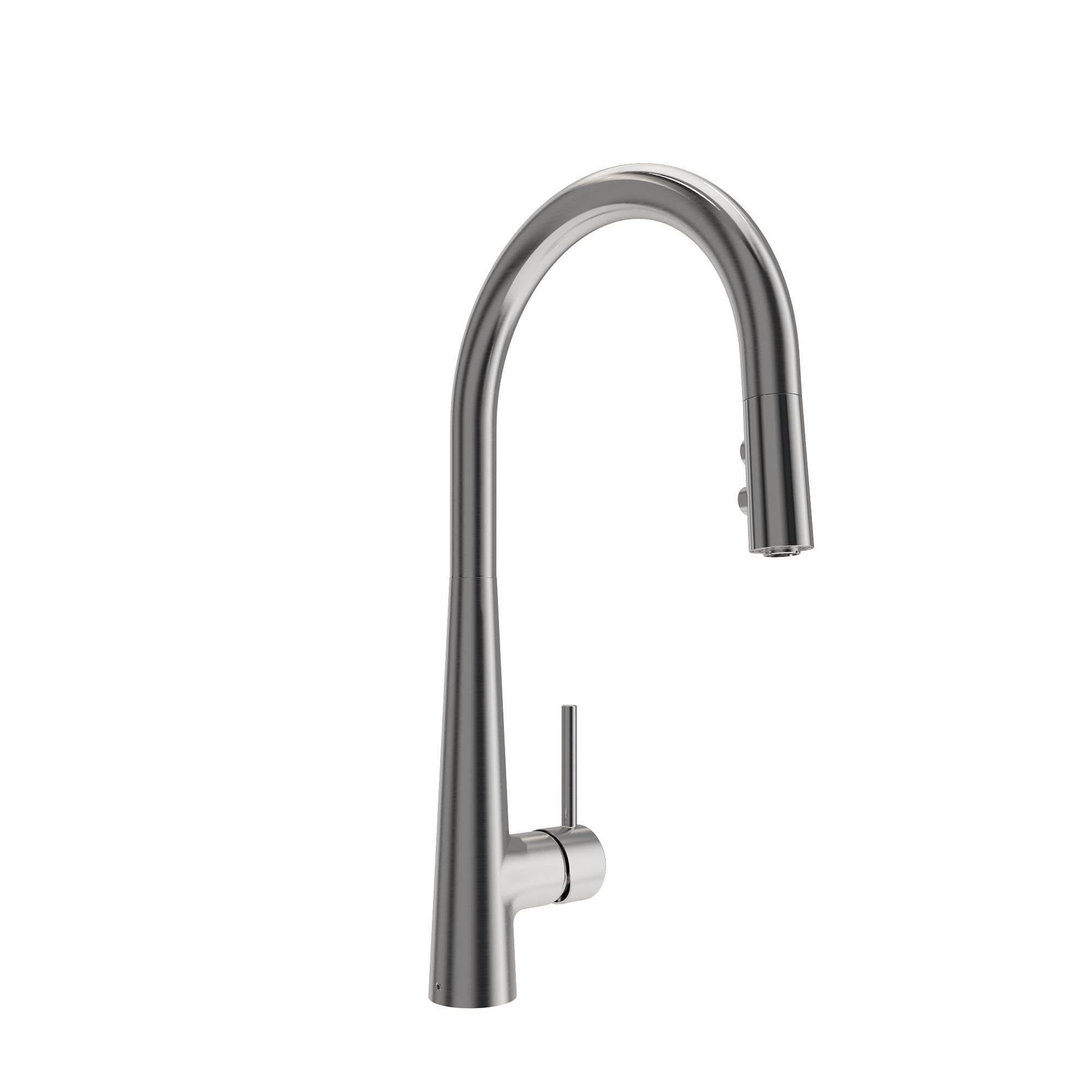 BOCCHI Lugano Stainless Steel Double Handle Pulldown Kitchen Faucet
