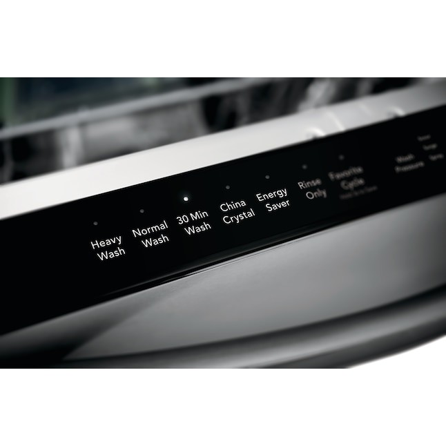 Frigidaire Top Control 24in BuiltIn Dishwasher (Smudgeproof