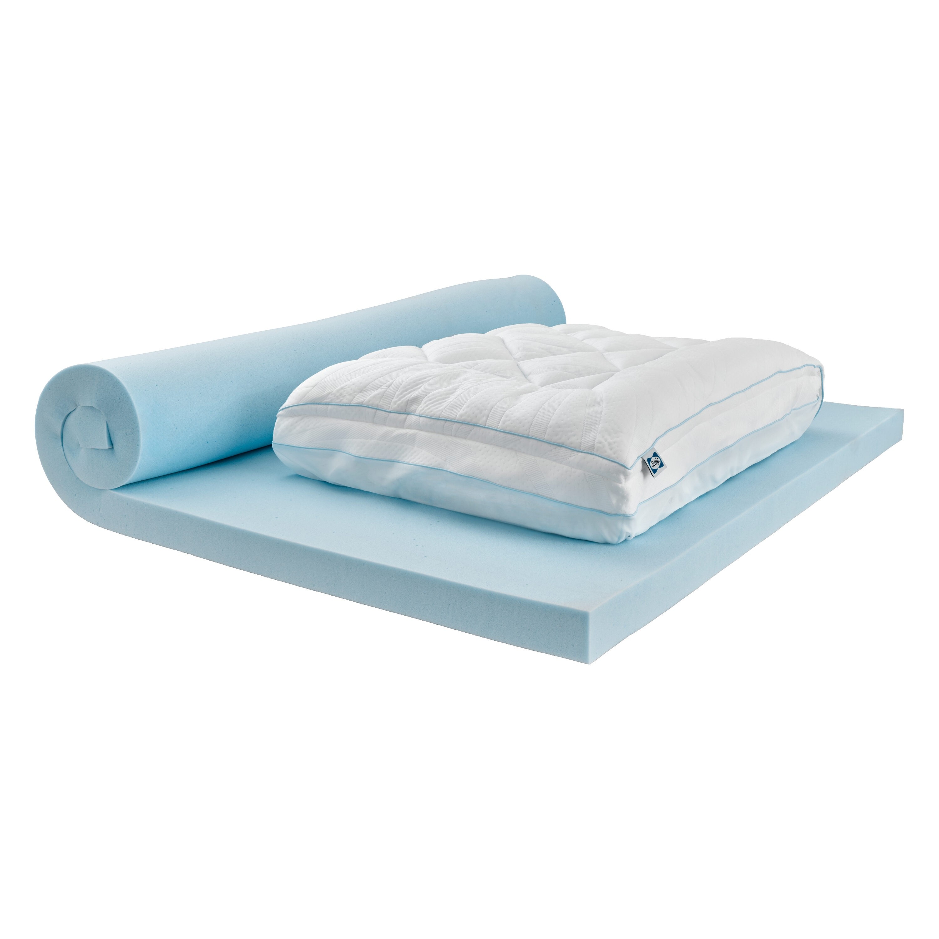 Sealy Dreamlife 4in Memory Foam King Encasement Mattress Topper in