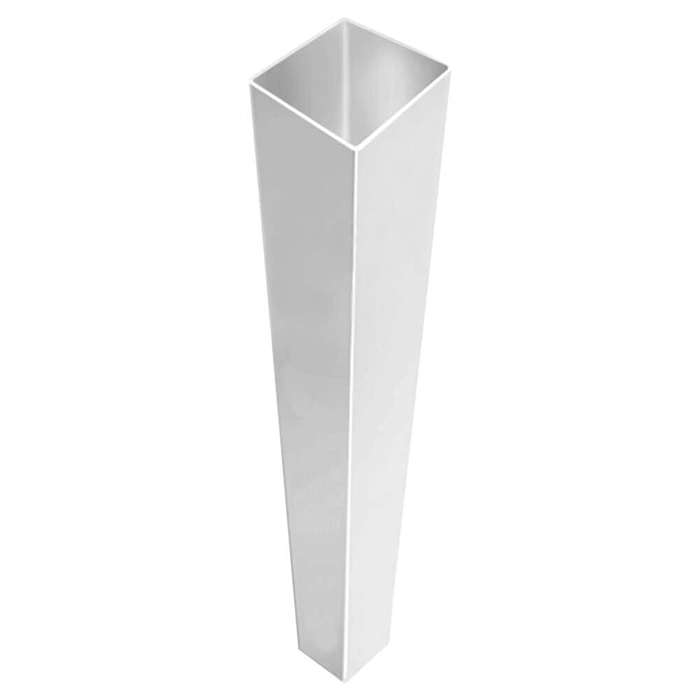 Freedom Conway 7-ft H x 5-in W White Vinyl End Fence Post (Unassembled)