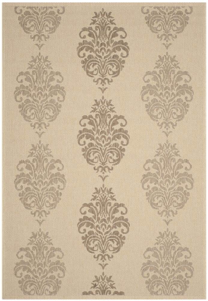 Safavieh Courtyard Bermuda 8 x 11 (ft) Loomed Polypropylene Natural ...