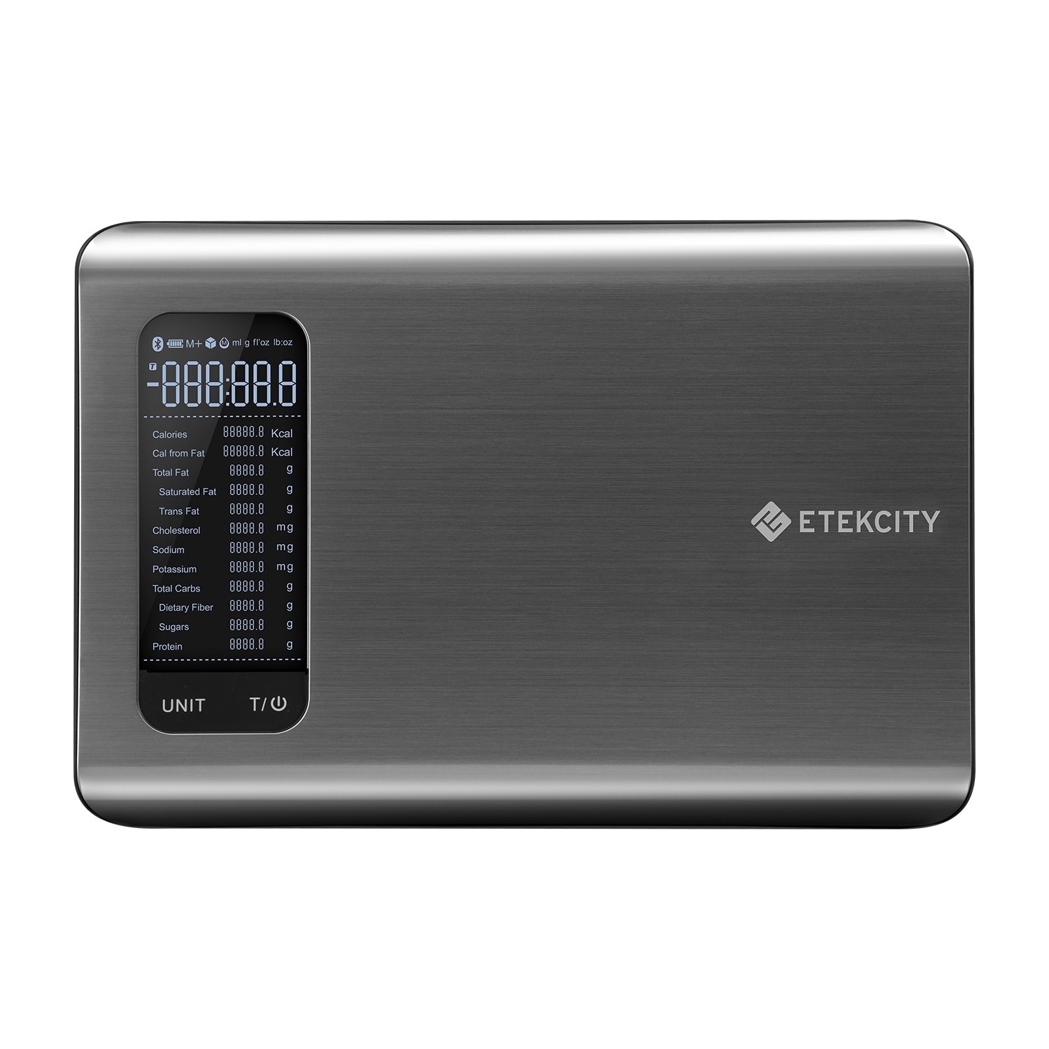 Etekcity Bluetooth Smart Nutrition Scale, Gray, Batteryoperated, Syncs