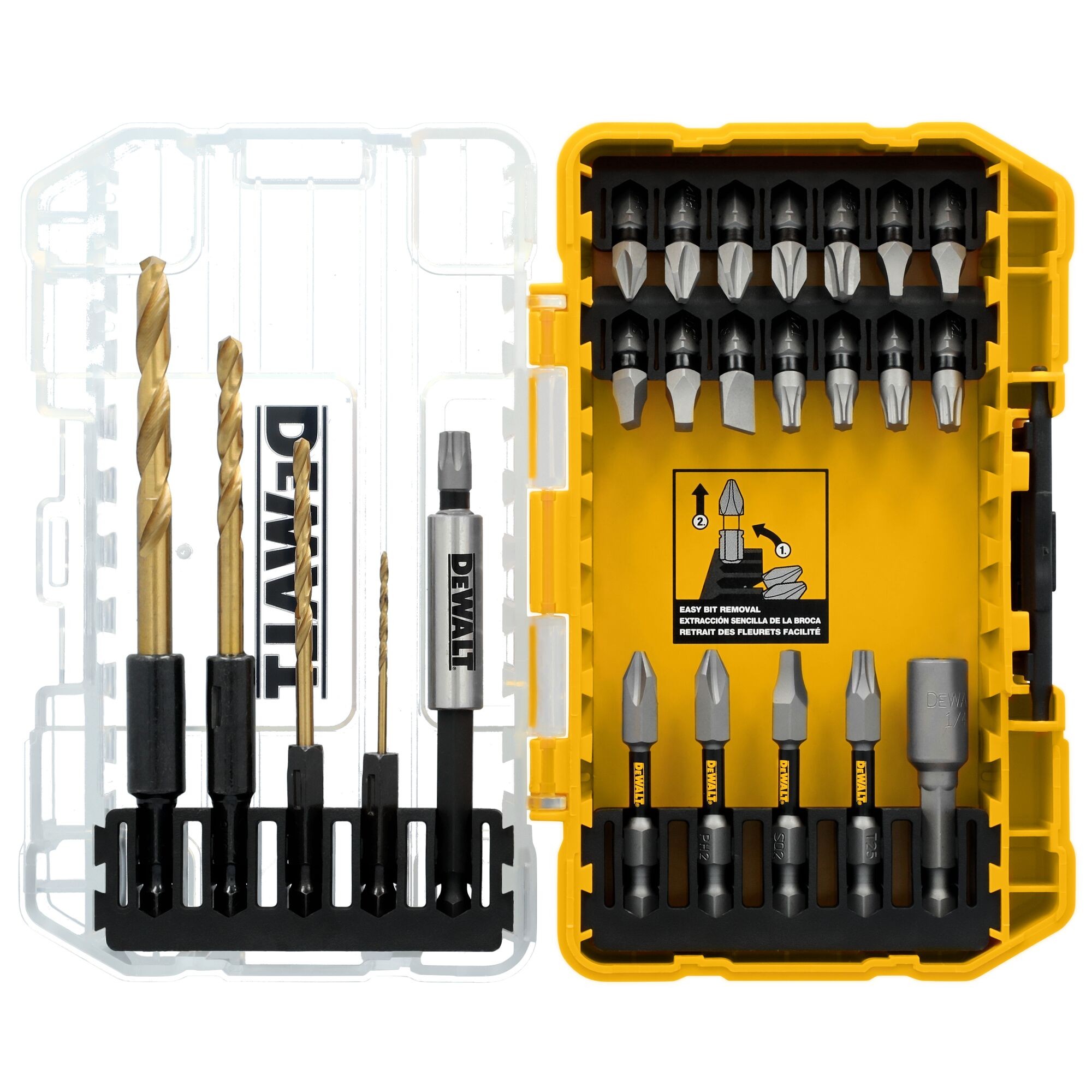 DEWALT Tough Grip Screwdriver Bit Set (27-Piece) | DWAF2504TG Best ...
