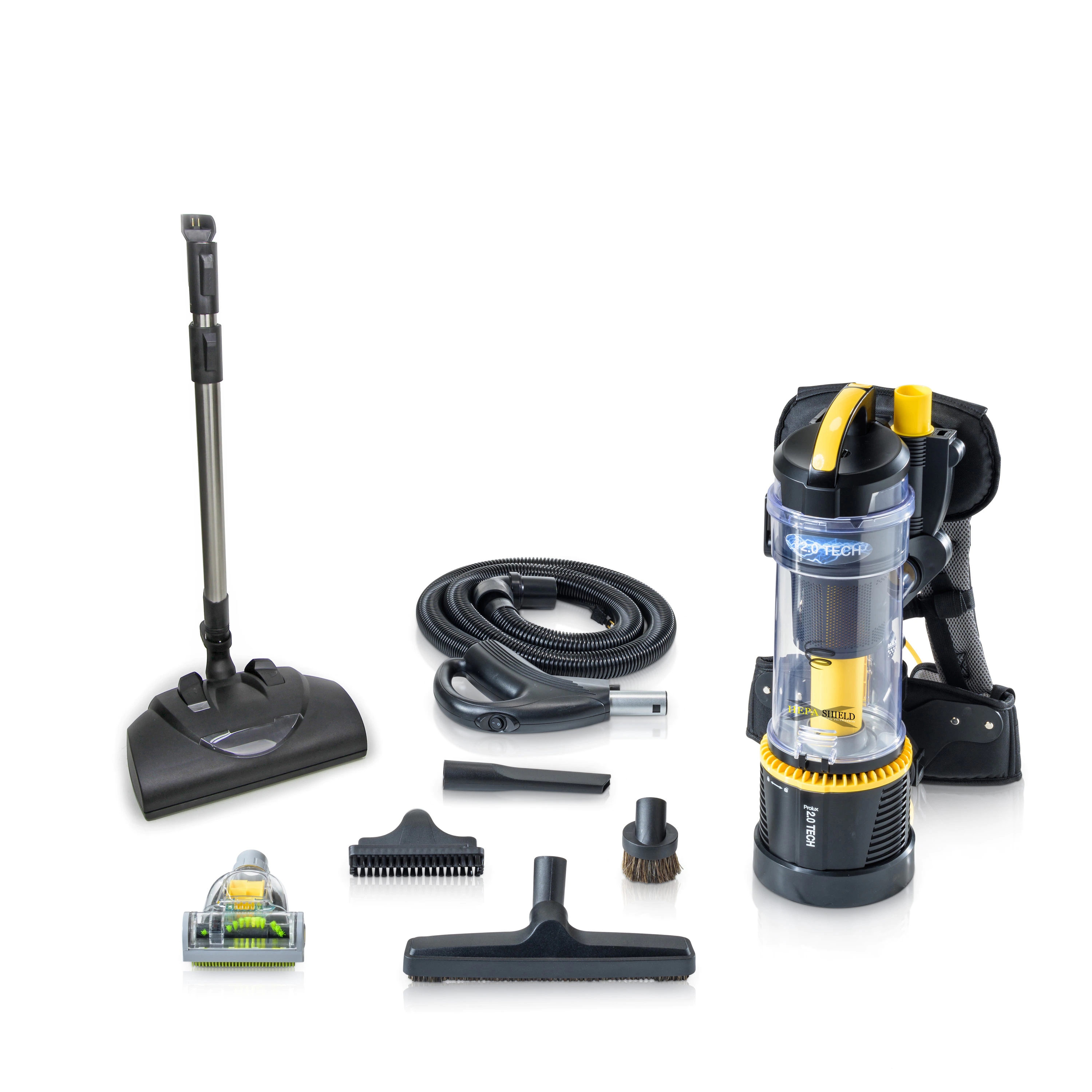 ProLux TerraVac 5 Speed Quiet Canister Vacuum Cleaner with Sealed HEPA Filter