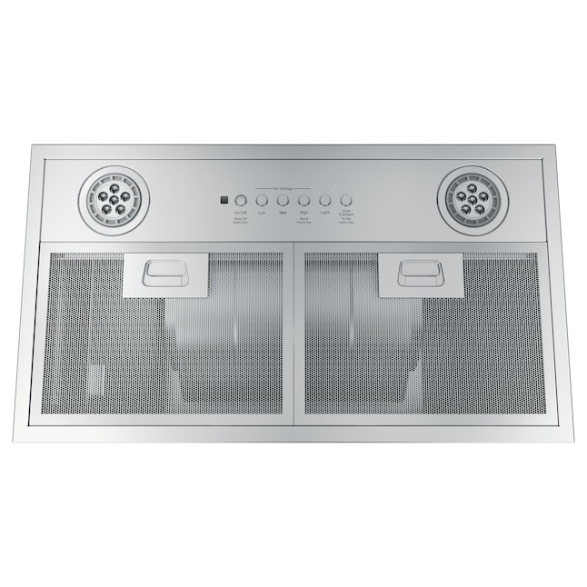 GE 20in Convertible Stainless Steel Range Hood Insert Die