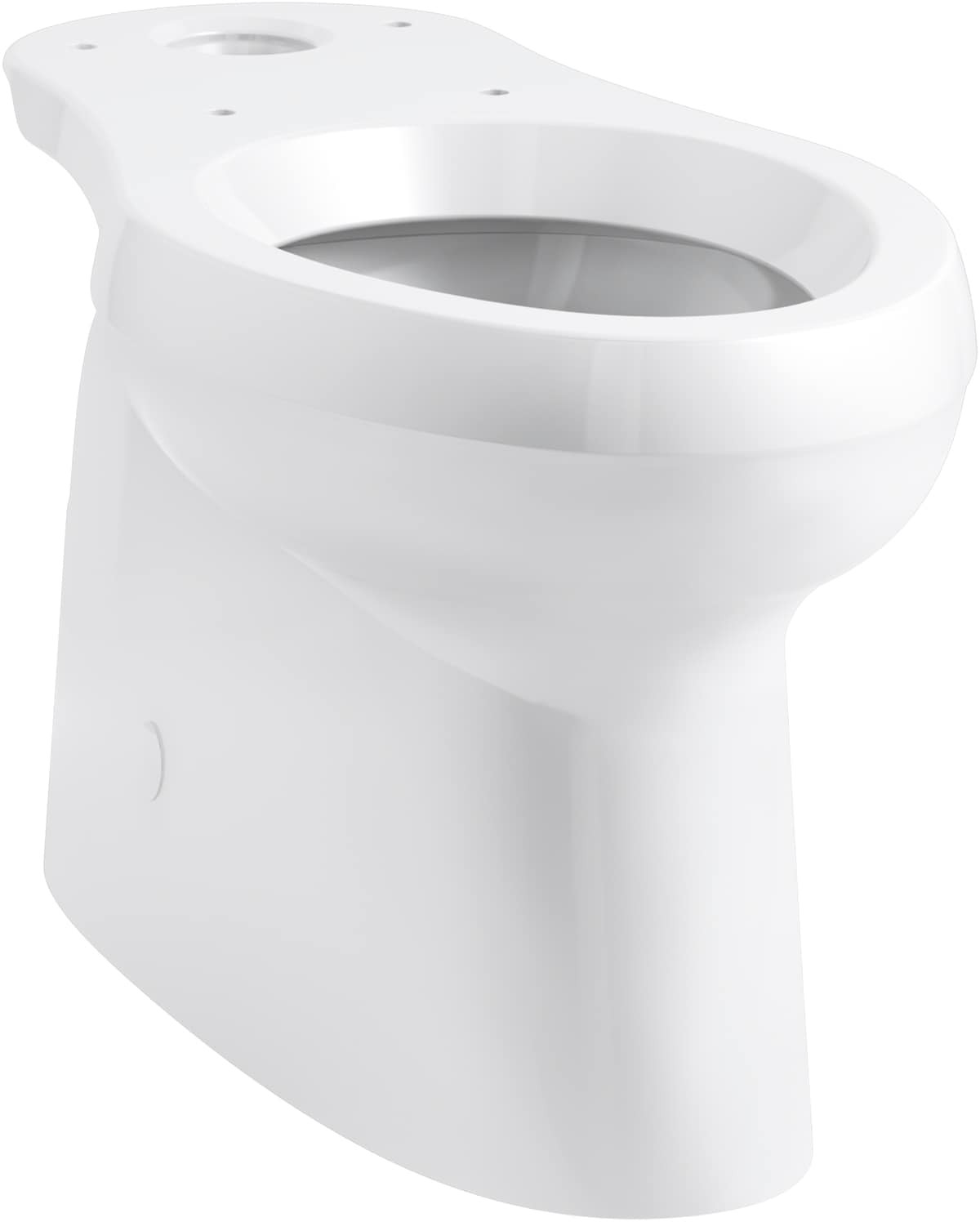 KOHLER Cimarron White Elongated Chair Height Toilet Bowl 12-in Rough-In ...