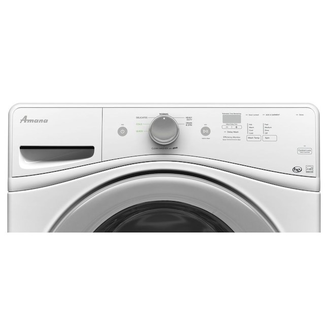 Amana 4.3cu ft High Efficiency Stackable FrontLoad Washer (White