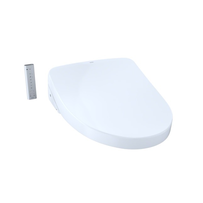 TOTO Washlet Cotton White Elongated SlowClose Heated Bidet Toilet Seat