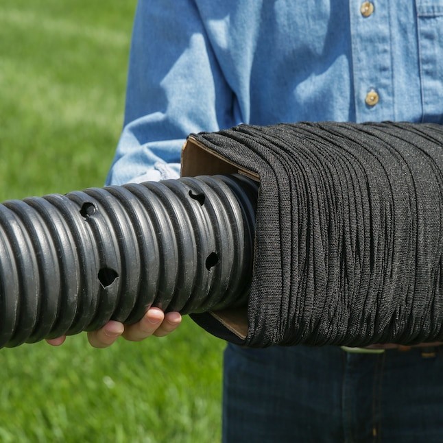DRAINSLEEVE DrainSleeve with EZ Loader 100ft L x 4in W x 4in dia