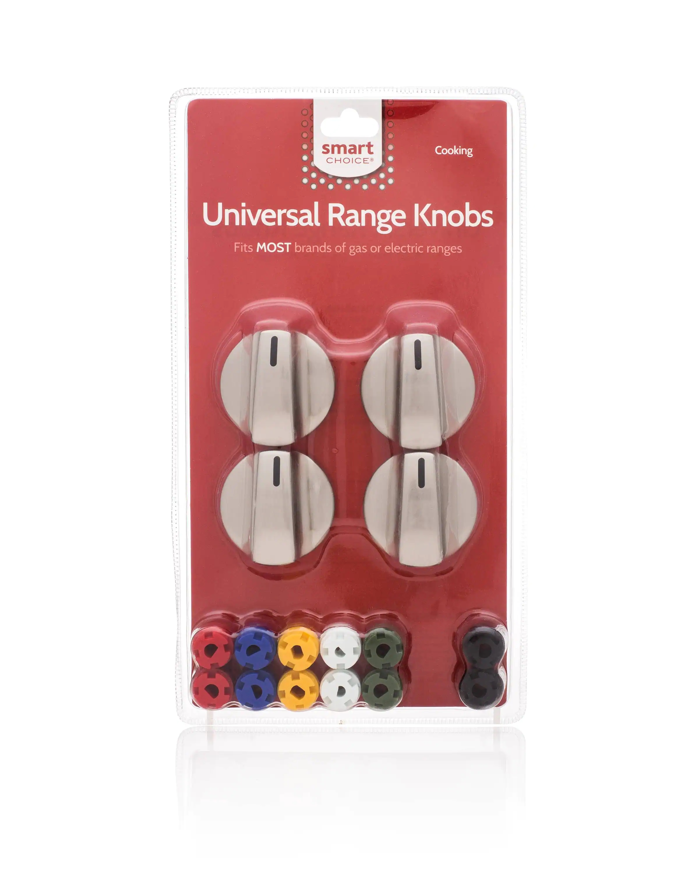 Smart Choice Universal Gas and Electric Range Knob Kit (Stainless Steel
