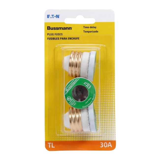 Cooper Bussmann 3Pack 30Amp Time Delay Plug Fuse BP/TL30 Best