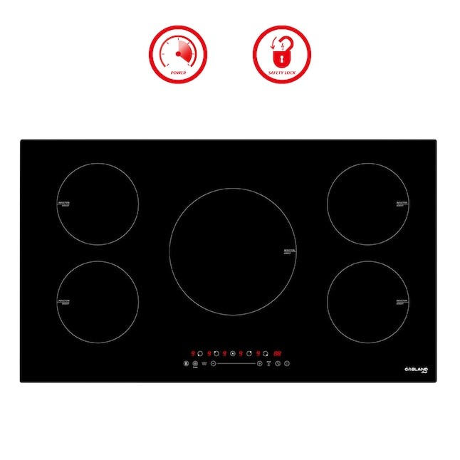 Gasland Chef 36in 5 Elements Black Induction Cooktop H90BF Best