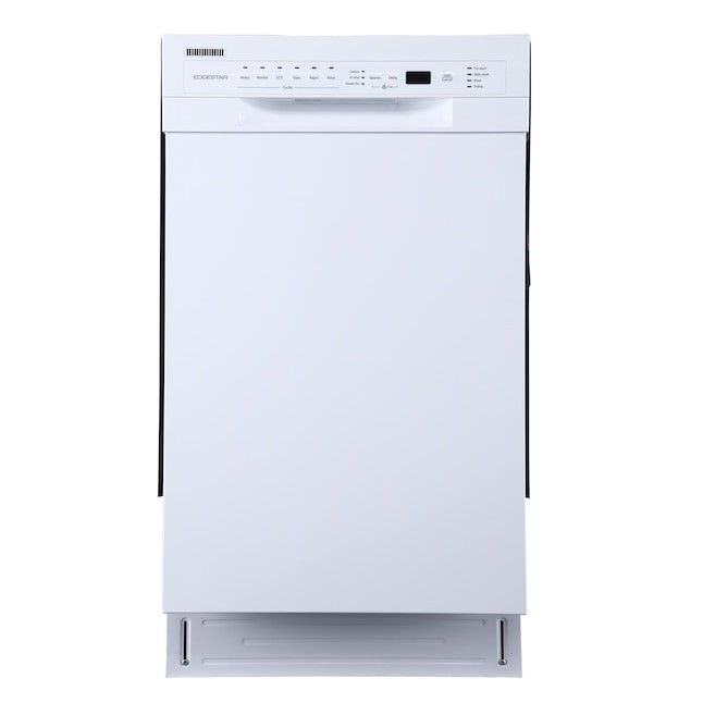 EdgeStar Front Control 18in BuiltIn Dishwasher (White) ENERGY STAR