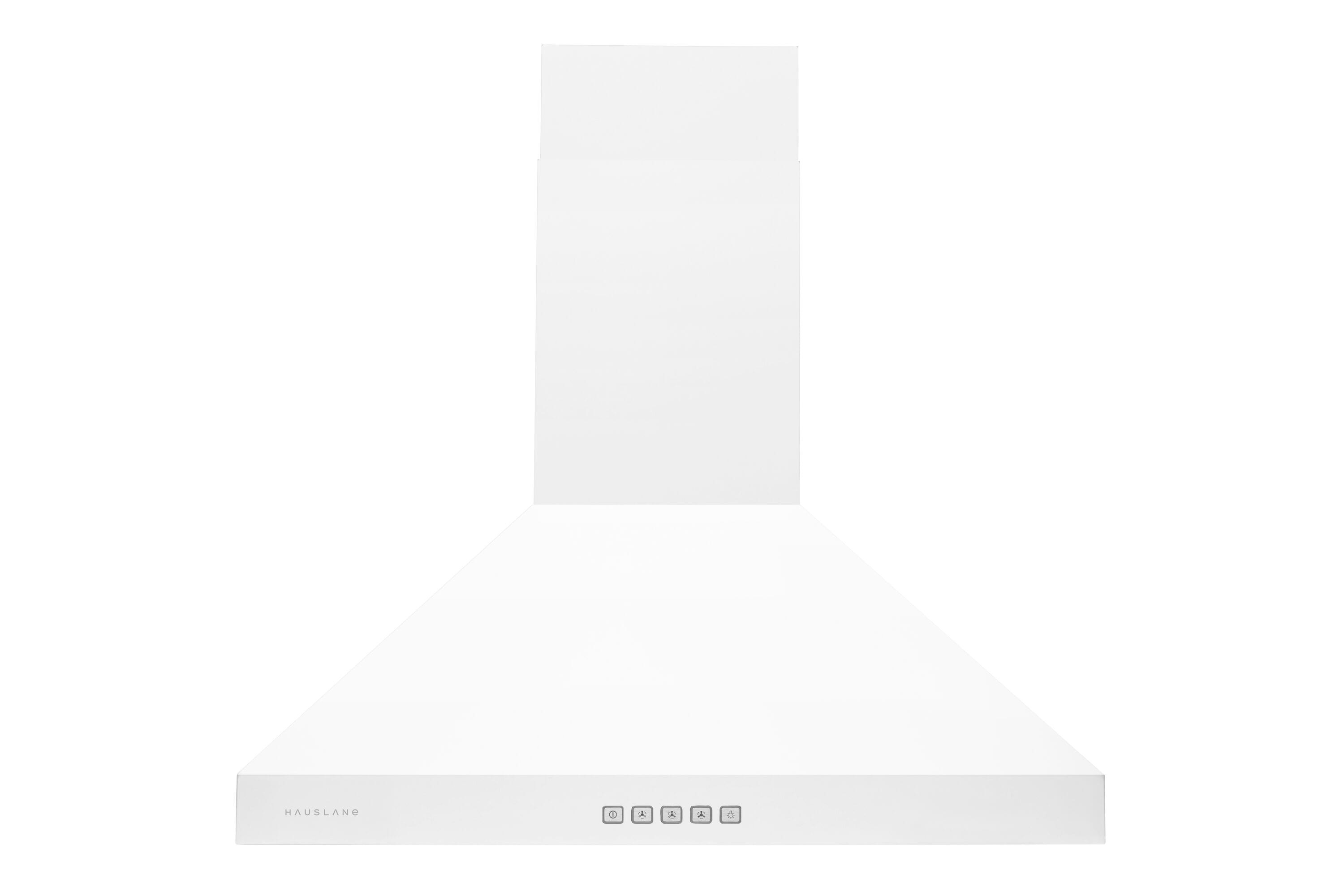 Hauslane 30in Convertible 450CFM Matte White WallMounted Range Hood