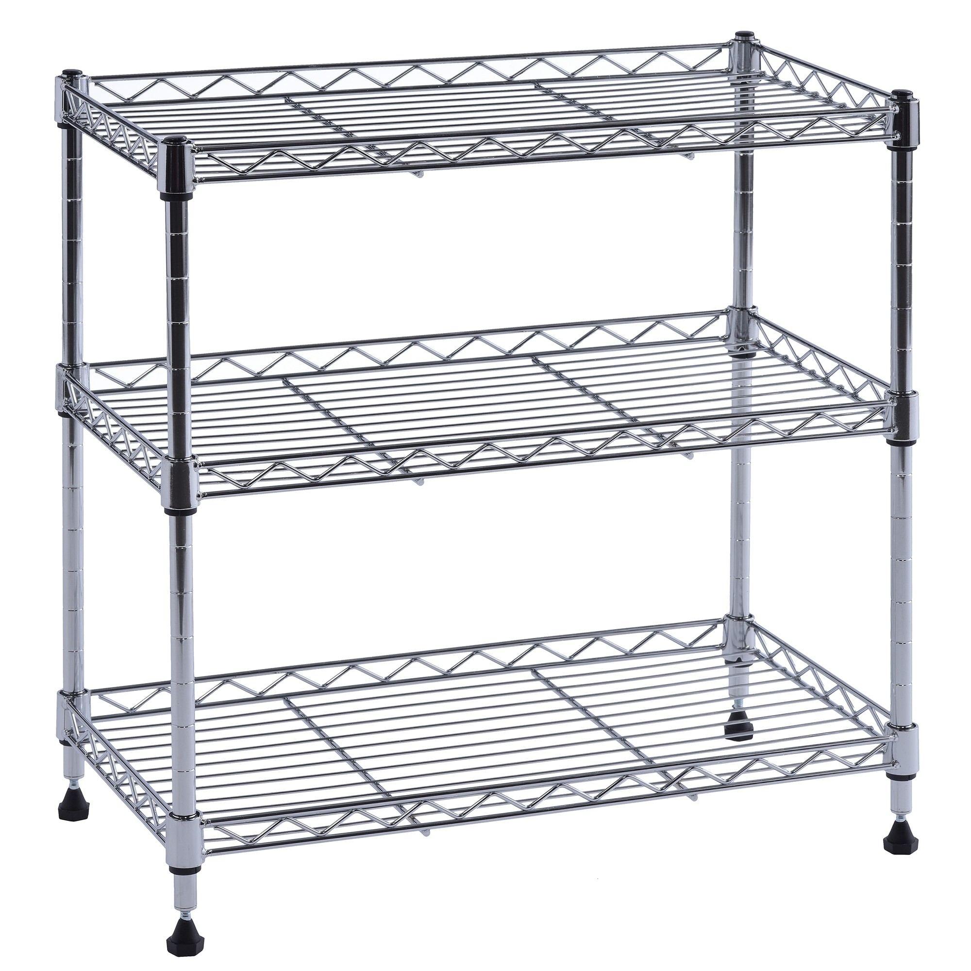 Muscle Rack Edsal Wire 3Tier Utility Shelving Unit (18in W x 10in D