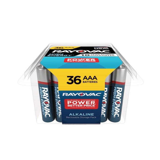Rayovac High Energy Alkaline AAA Batteries (36Pack) Best Deals and Price History at JoinHoney
