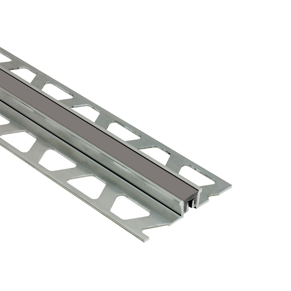 Schluter Systems Dilex-KSN 0.438-in W x 98.5-in L Dark Anthracite PVC Tile Edge Trim