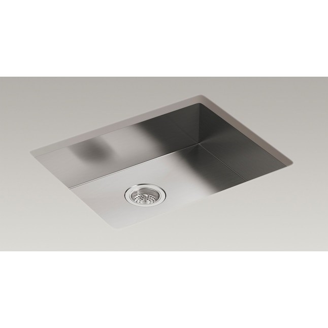 KOHLER Vault Undermount 25in x 22in Stainless Steel Single Bowl