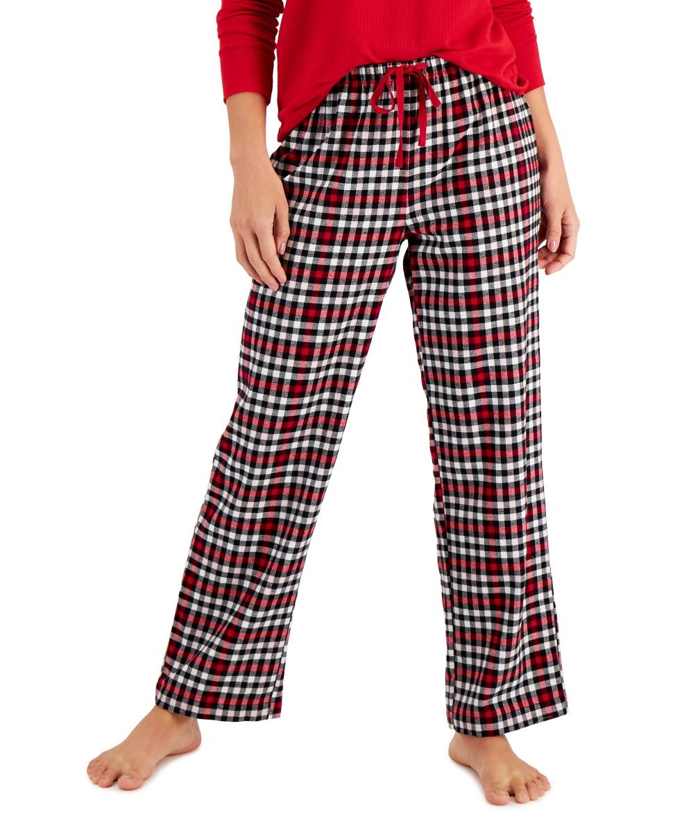 Women's Yarn Dyed Flannel Plaid Pajama Pants, Created for Macy's Women