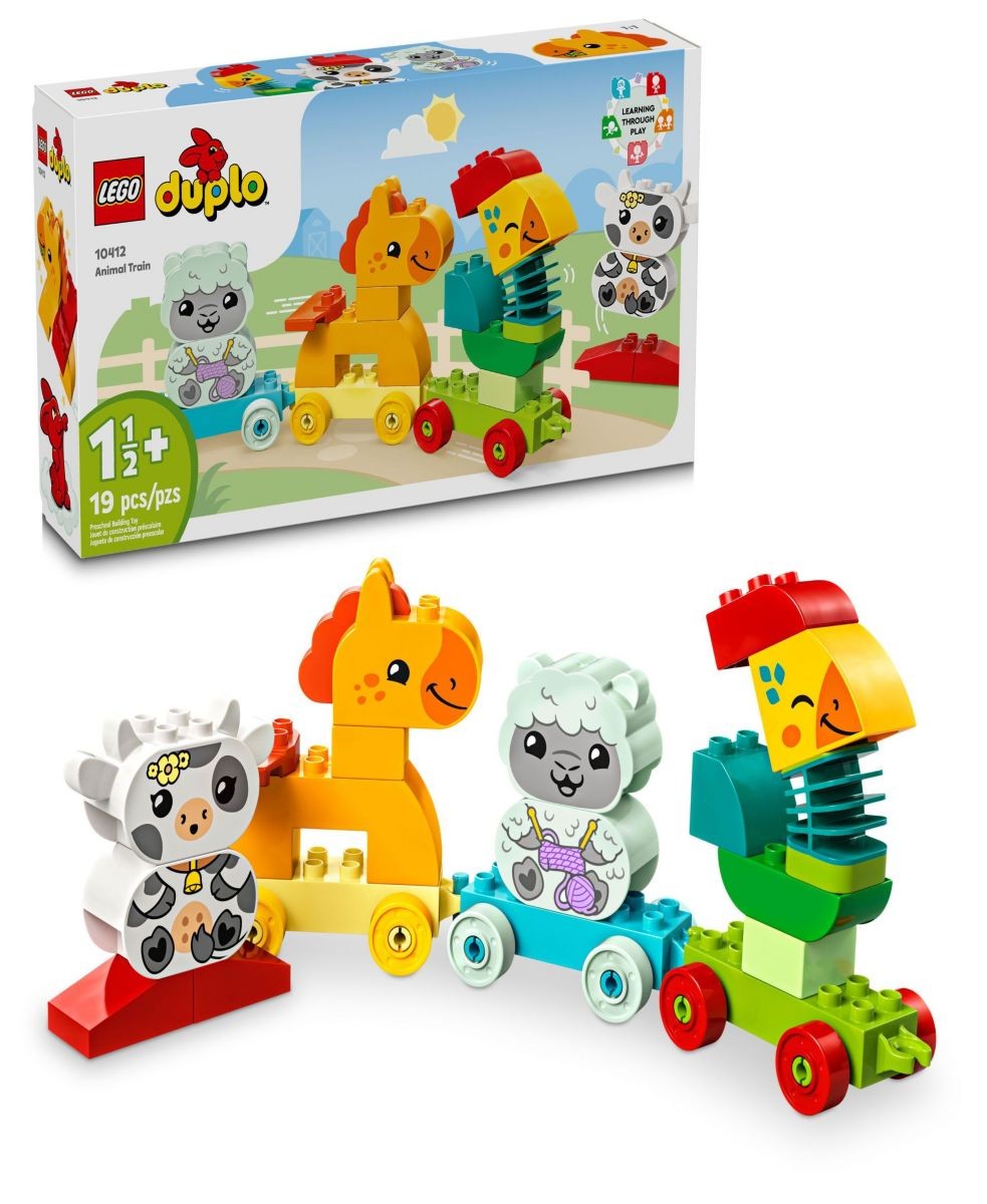 Duple Animal Train Lego Duplo Animal Train 10412 Toy Building Set, 19 Pieces - Multicolor ...