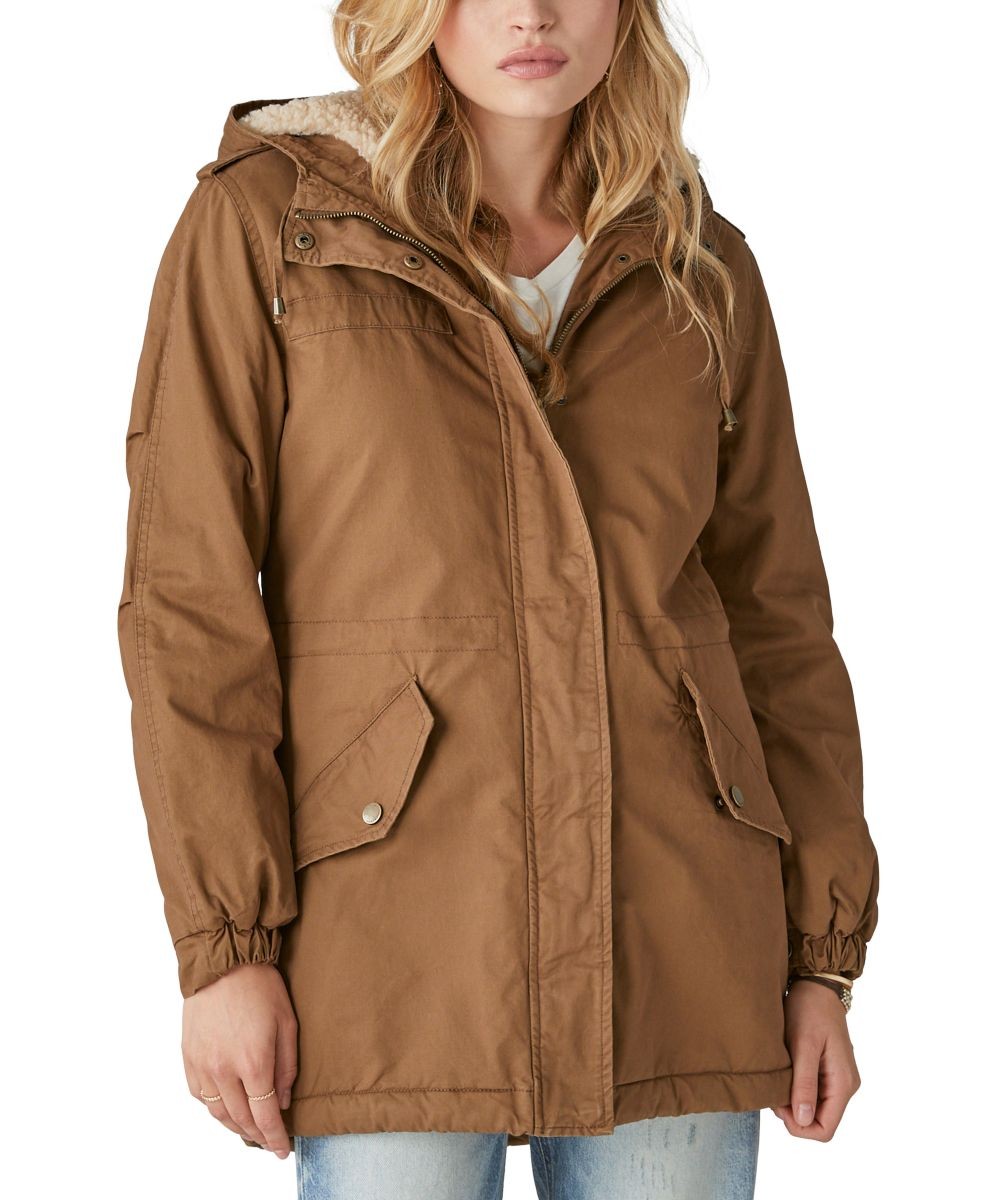Women's Hooded Utility Sherpa Jacket Women's Hooded Utility Sherpa