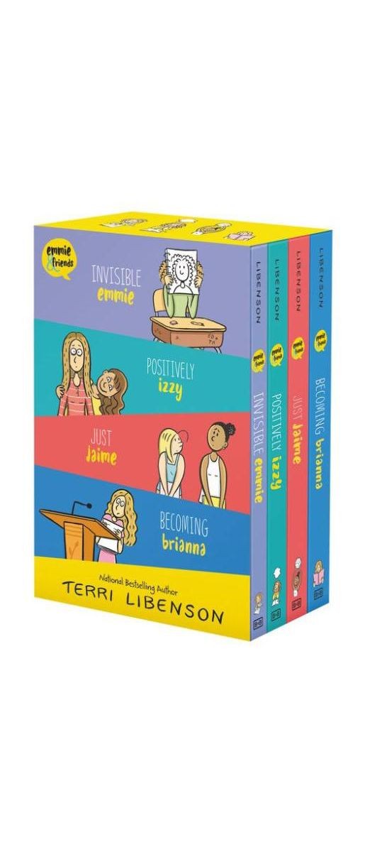 Emmie and Friends 4-Book Box Set- Invisible Emmie, Positively Izzy ...