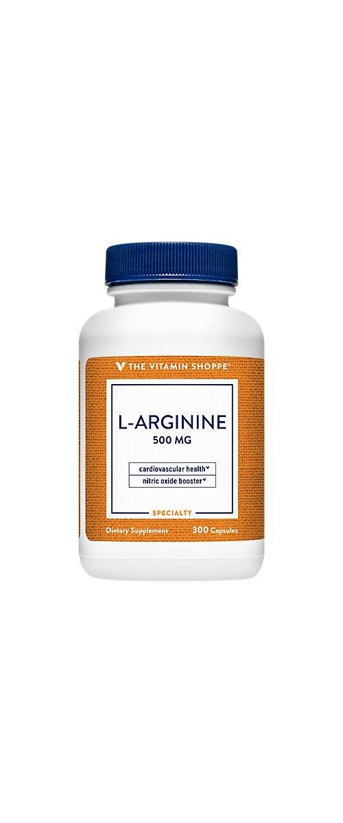 LArginine Amino Acid Supports Production of Nitric Oxide 500 MG (300 Capsules) Best Deals