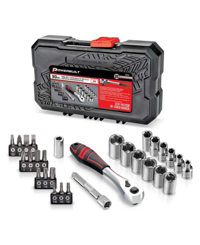 Powerbuilt30 Piece 1/4 Inch Drive Metric Socket Set Best Deals and
