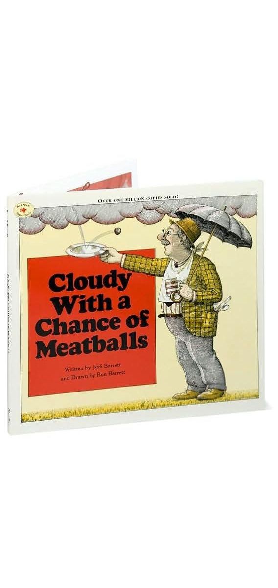 Cloudy with a Chance of Meatballs by Judi Barrett Best Deals and Price ...