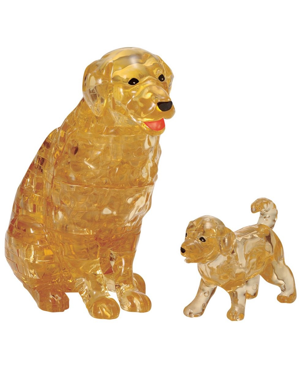 BePuzzled 3D Crystal Puzzle Dog and Puppy 47 Piece Best Deals and