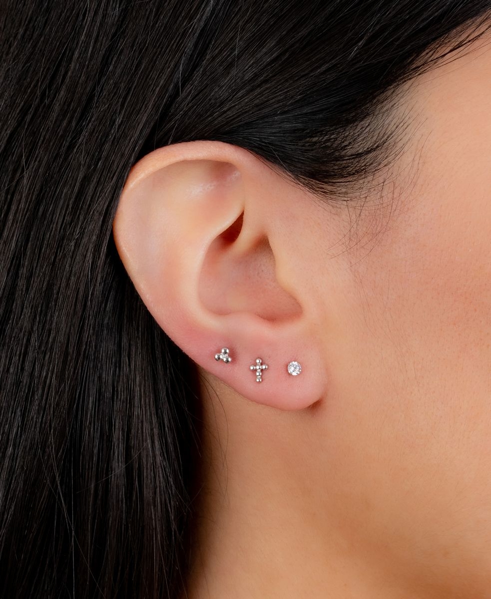 Giani Bernini 3-Pc. Set Small Earrings