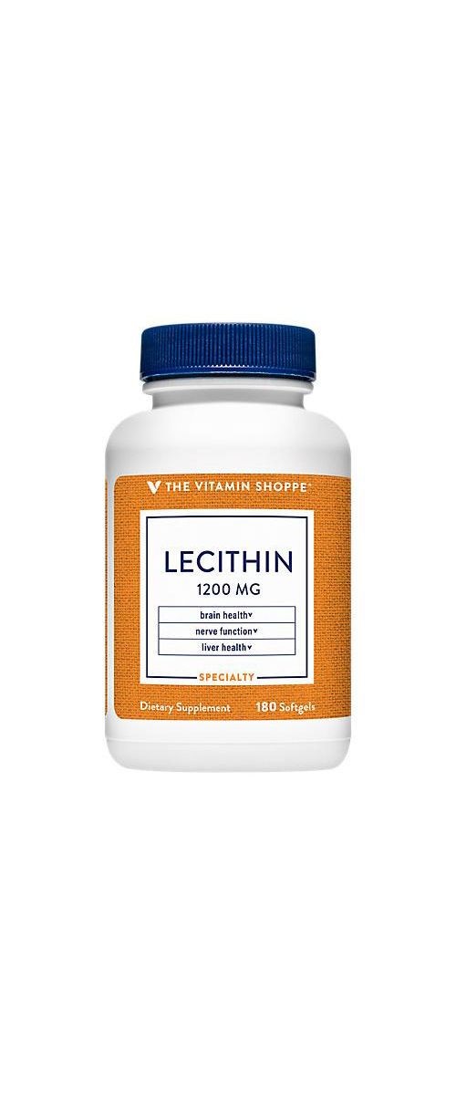Lecithin Supports Nerve Function, Brain, & Liver Health 1,200 MG (180 Softgels) Best Deals