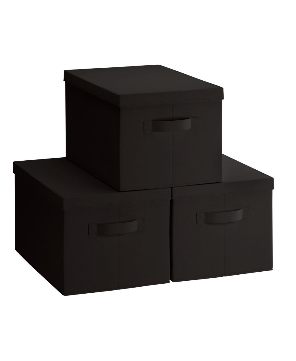 Foldable XLarge Storage Bin with Handles and Lid Set of 3 Best Deals