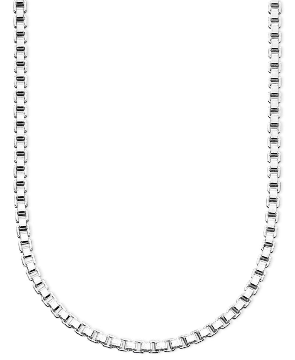 PRIMROSE Sterling Silver Curb-Link Chain Necklace