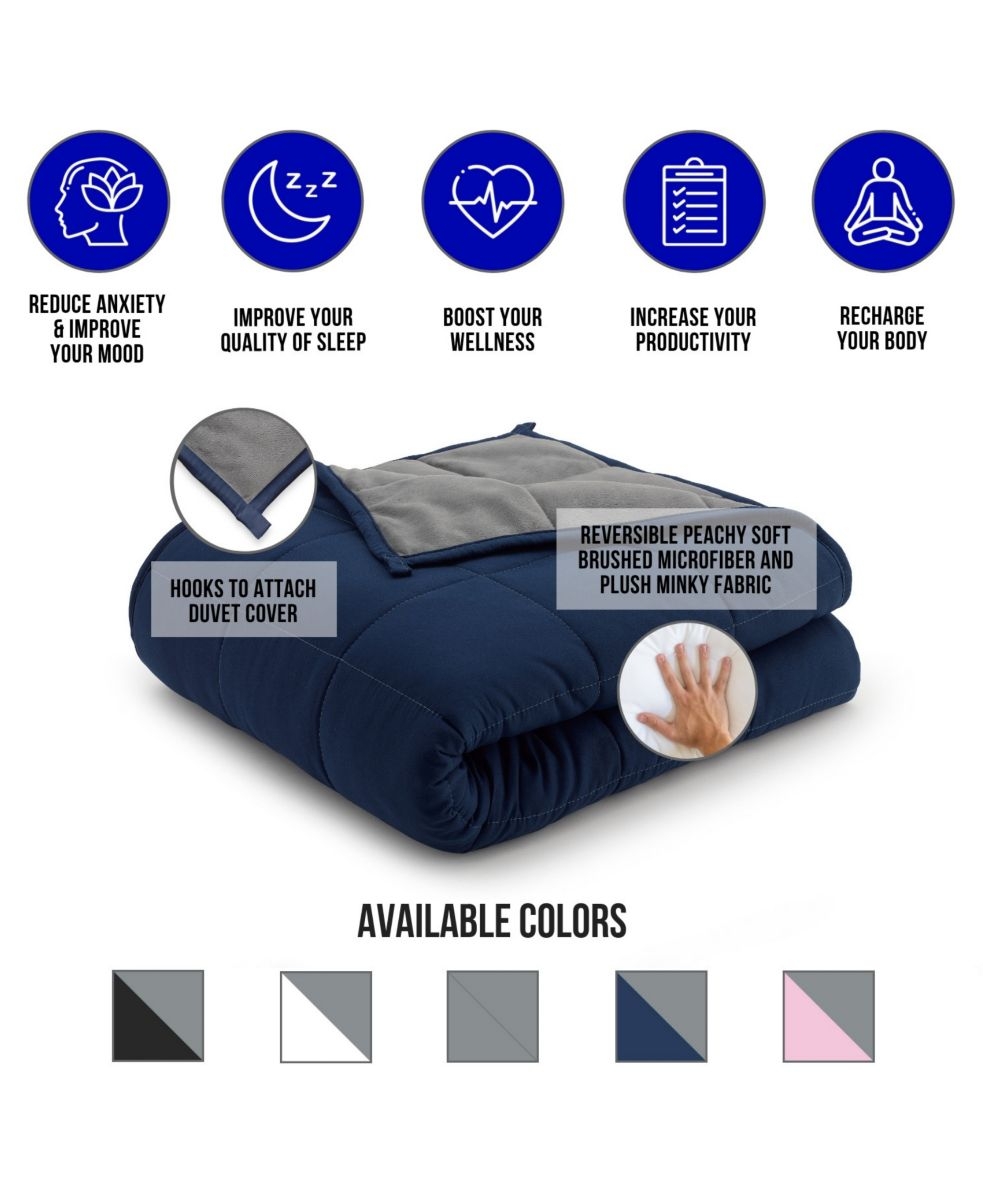 12lb Reversible AntiAnxiety Weighted Blanket 12lb Reversible Anti