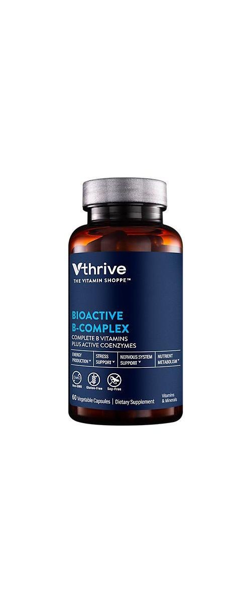 Vthrive Bioactive B-Complex - Vitamin B + Active Coenzymes For Energy ...