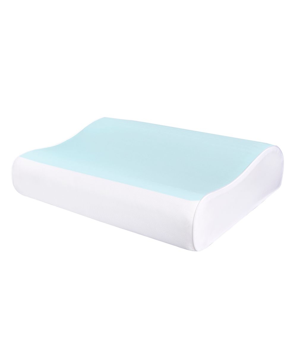 Cool Comfort Memory Foam Contour Pillow, Heat Minimizing Hydraluxe™ Gel ...