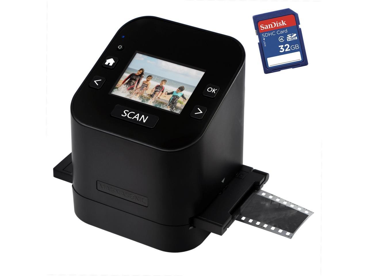 Scanner De Film Super 8/8mm Magnasonic | Convertit En MP4, Écran 5,8 Cm, Carte SD - Numérise Tes Souvenirs !