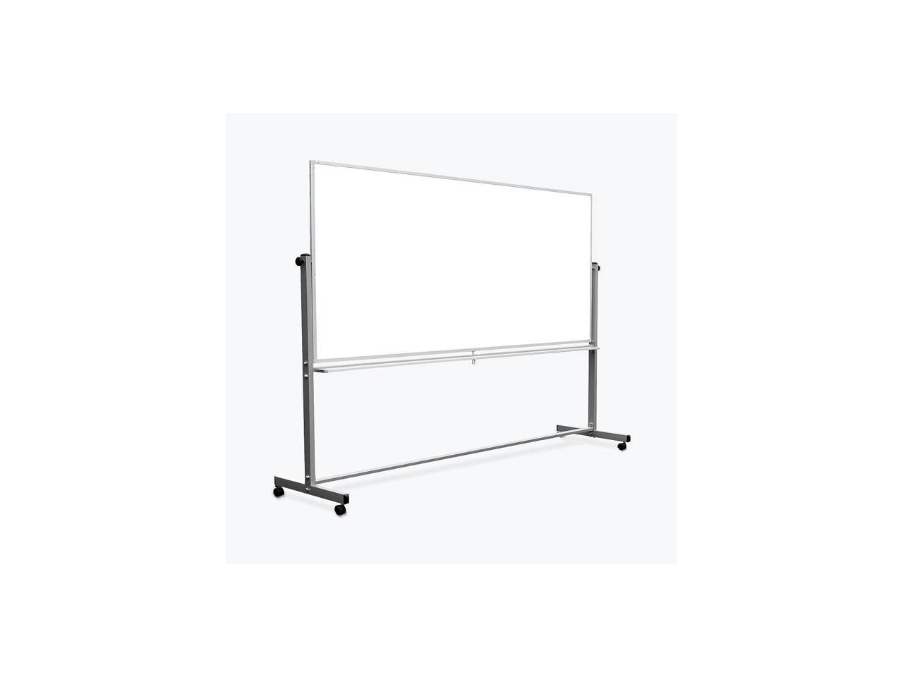 Luxor Mobile 96"W x 40"H Dry Erase DoubleSided Whiteboard