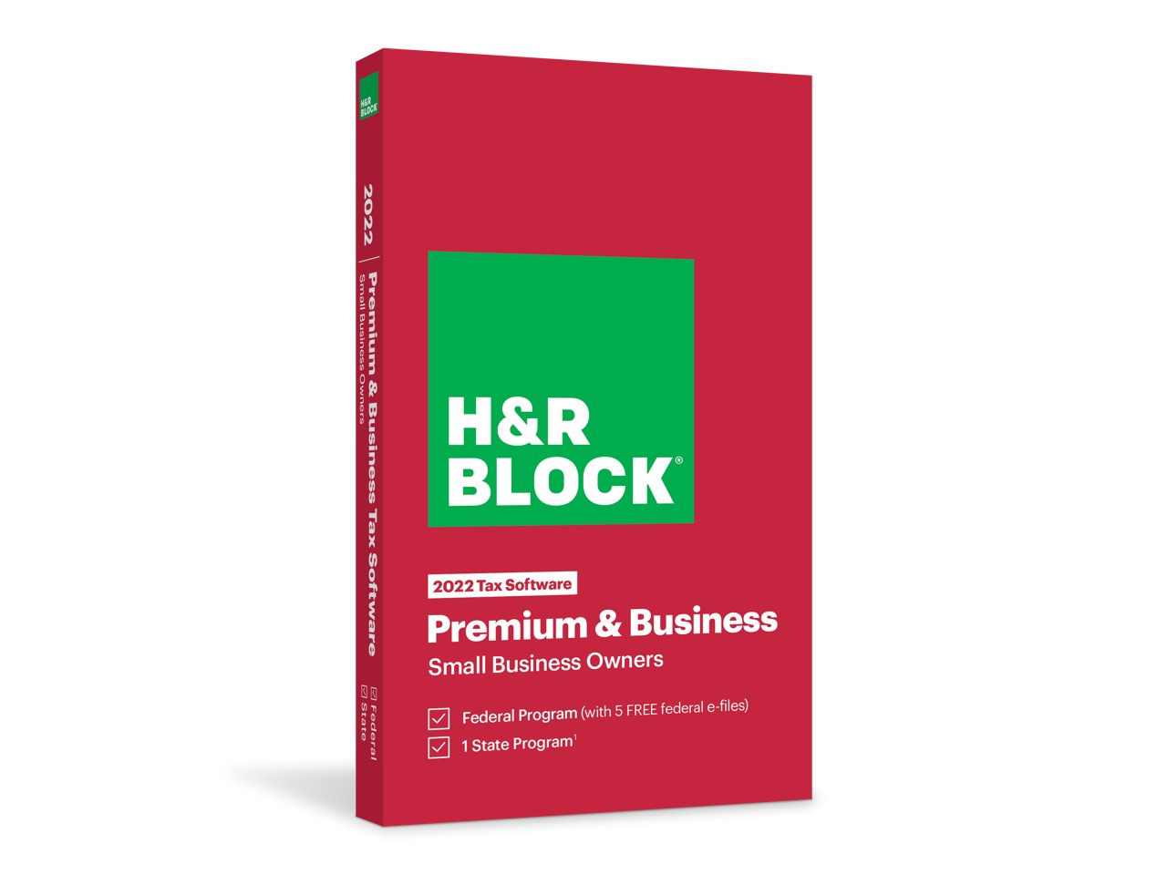 H&R Block Tax Software Premium & Business 2022 Windows Only [Key Card