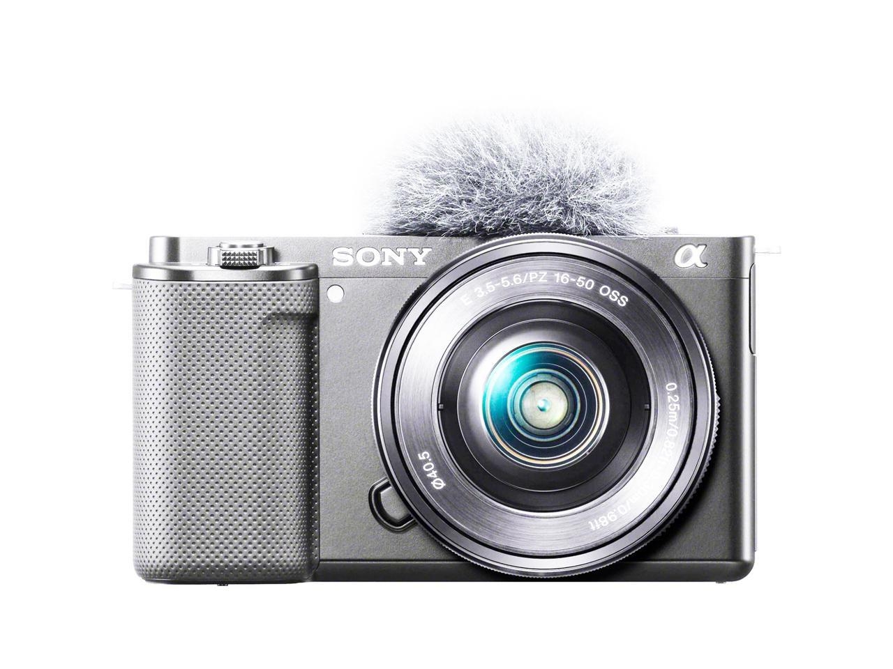 Sony ZVE10 Mirrorless Camera with 1650mm Lens, Black ILCZVE10L/B