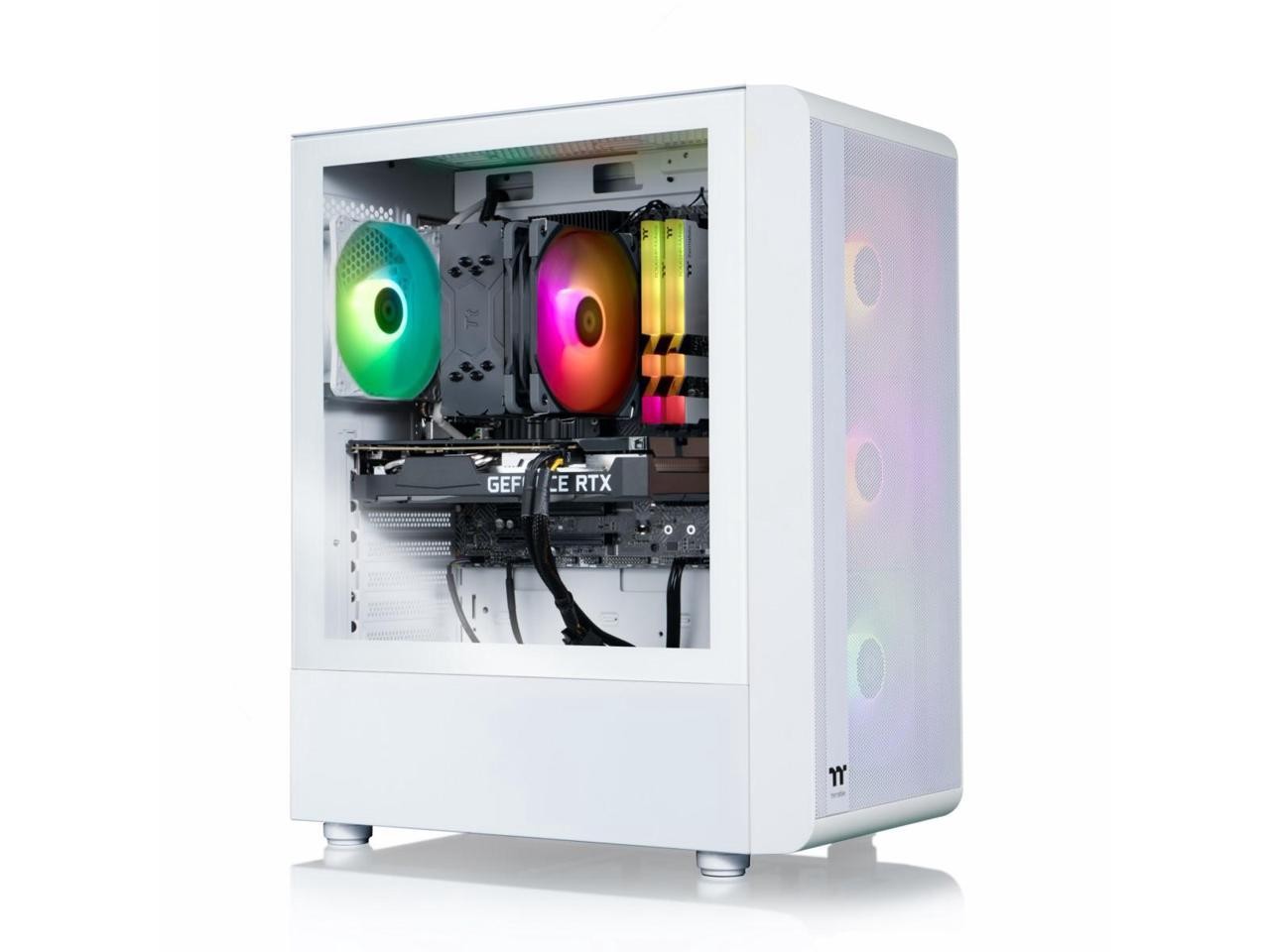 Thermaltake LCGS Quartz i350 R4 Gaming Desktop (Intel Core i5-12400F ...