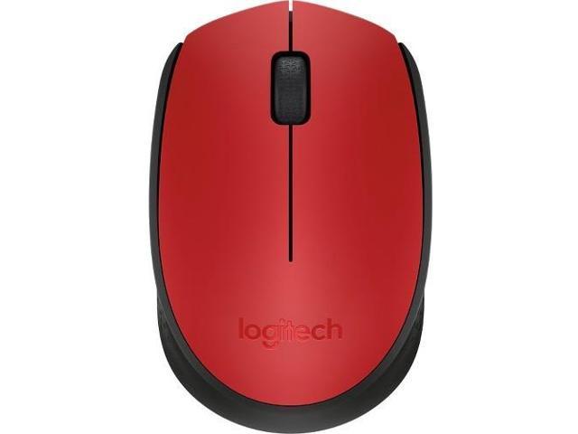 Logitech M170 910-004941 Red 1 x Wheel USB RF Wireless Optical 1000 dpi Mouse