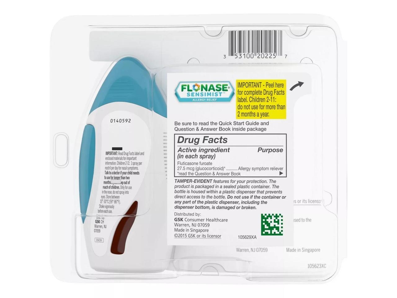 Mejores ofertas e historial de precios de Flonase Sensimist Allergy ...